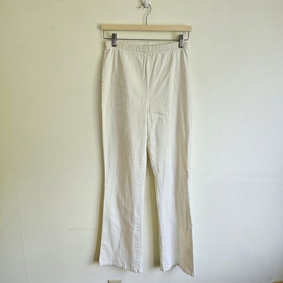 Vintage Hanes Collection Women's Small Cotton Spadex Pull On Pants Made in USA - Picture 2 of 8